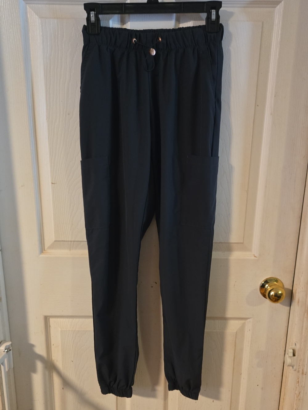 Elastic-Waist Cargo Jogger Pants